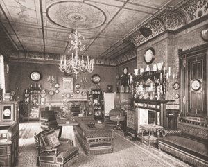 The Morning Room, Clarence House, Londyn, 1894. autorstwa Unbekannt