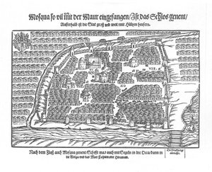 Mapa Moskwy z Moscouiter Wonderful Histories autorstwa Zygmunta von Herbersteina, 1567 autorstwa Unbekannt