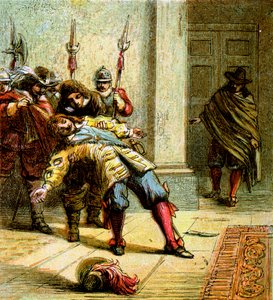 Morderstwo Buckinghama, 1628, ok. 1850 r autorstwa Unbekannt