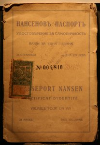 Paszport Nansena autorstwa Unbekannt