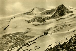 Neue Prager Hütte, góra Grossvenediger, Tyrol, Austria, c1935. autorstwa Unbekannt