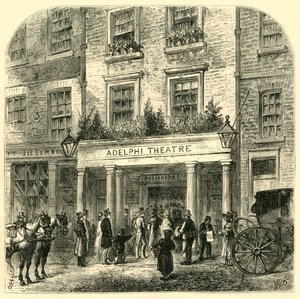 Stary Teatr Adelphi, 1881. autorstwa Unbekannt