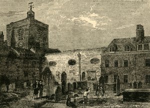 Stary kościół św. Jakuba, Clerkenwell, ok. 1872 r. autorstwa Unbekannt