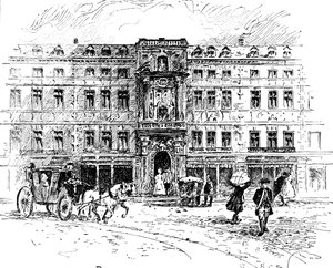 Sala Old Mercers, Londyn, 1909 autorstwa Unbekannt