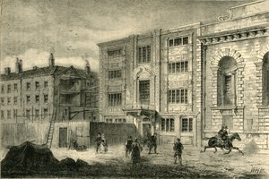 Stara Poczta, przy Lombard Street, około 1800 r., ok. 1872 r. autorstwa Unbekannt