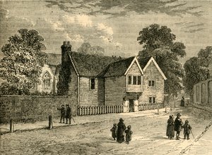 Stara plebania, Stoke Newington, 1858, c1876. autorstwa Unbekannt
