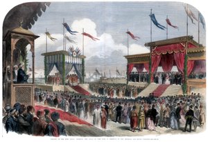 Otwarcie Kanału Sueskiego, Port Said, Egipt, 17 listopada 1869 r. autorstwa Unbekannt