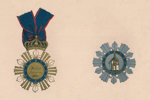 Order św. Ferdynanda i Zasługi, ok. XIX w. autorstwa Unbekannt