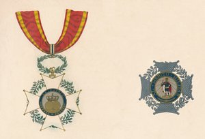 Order św. Ferdynanda Hiszpańskiego, ok. XIX w. autorstwa Unbekannt