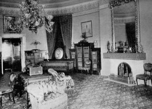 Salon owalny w Białym Domu, Waszyngton DC, USA, 1908 r. autorstwa Unbekannt