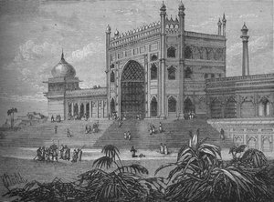 Pałac w Delhi, ok. 1880 r. autorstwa Unbekannt