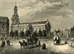 Kościół parafialny, Greenwich, ok. 1878 r. autorstwa Unbekannt