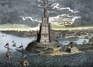 Faros z Aleksandrii, XVIII wiek autorstwa Unbekannt