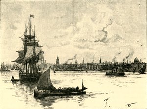 Port w Liverpoolu, 1898. autorstwa Unbekannt