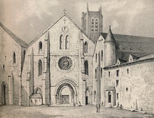 Portal opactwa św Genevieve, 1915 autorstwa Unbekannt