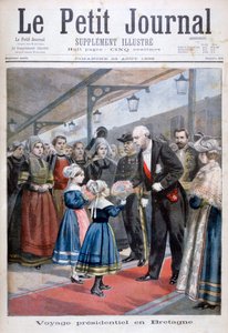 Prezydent Republiki Francuskiej z wizytą w Bretanii, 1896 r. autorstwa Unbekannt