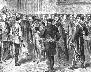 Książę Walii trzymający swoją pierwszą groblę, 18 lutego 1863, 1901. autorstwa Unbekannt