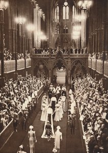 Procesja do opactwa, 1937 autorstwa Unbekannt