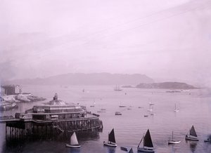 Molo Promenade w Plymouth w Devon, koniec XIX i początek XX wieku. autorstwa Unbekannt