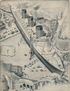 Królowa Mary w związku z Trafalgar Square, Londyn, 1936 autorstwa Unbekannt