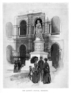 Statua Królowej, Brisbane, Australia, 1886 r. autorstwa Unbekannt