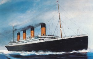 RMS Titanic. autorstwa Unbekannt