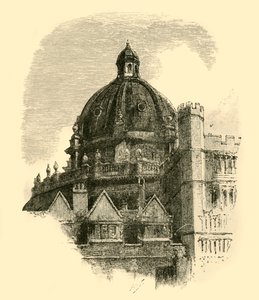 Biblioteka Radcliffe z Quadrangle of Brasenose, 1898. autorstwa Unbekannt