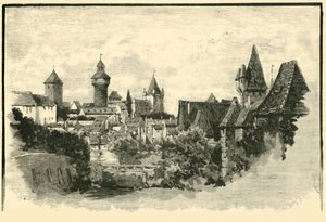 Mury obronne, Norymberga, 1890 r. autorstwa Unbekannt
