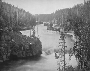Bystrza Yellowstone, XIX wiek autorstwa Unbekannt