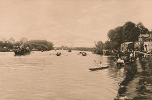 The Reach, Walton-on-Thames, 1902 autorstwa Unbekannt