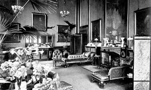 Czerwony Salonik w Domu Mówców, Pałac Westminsterski, Londyn, c1905 autorstwa Unbekannt