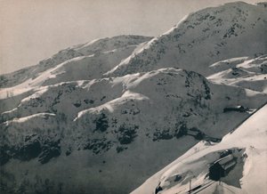 Tunel Reinunga na linii kolejowej Bergen, 1914. autorstwa Unbekannt