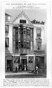 Rezydencja Sir Paula Pindara, Bishopsgate, City of London autorstwa Unbekannt