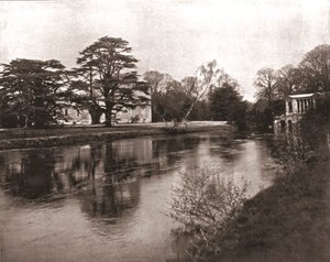 Rzeka Nadder, Wilton House, Wiltshire, 1894. autorstwa Unbekannt