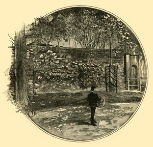 Mur rzymski w Dorchester, 1898. autorstwa Unbekannt