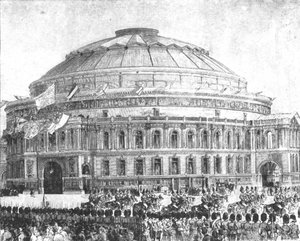 Royal Albert Hall, 1871: Otwarta przez królową Wiktorię, 29 marca 1901. autorstwa Unbekannt