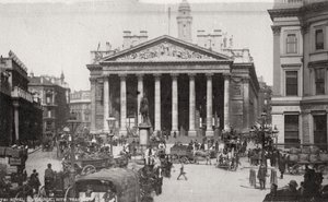 The Royal Exchange, Londyn, koniec XIX lub początek XX wieku autorstwa Unbekannt