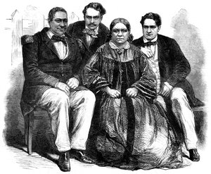Rodzina królewska Tahiti, 1864 autorstwa Unbekannt
