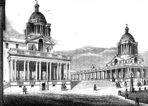 Szpital Królewski, Greenwich, Londyn, XIX w. autorstwa Unbekannt