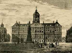 Pałac Królewski, Amsterdam, 1890. autorstwa Unbekannt