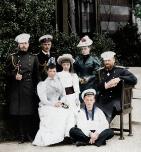 Rosyjska rodzina cesarska, ok. 1894 1964. autorstwa Unbekannt
