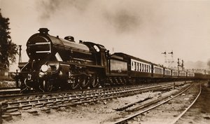 S.R. Pociąg łodzi Dover, ciągnięty przez Sir Gawaina Lokomotywa typu King Arthur, ok. 1930. autorstwa Unbekannt