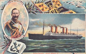 Kaiser SS Wilhelm II, ok. 1910. autorstwa Unbekannt