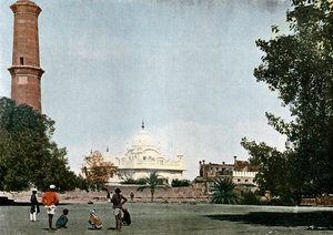 Samadhi Ranjita Singha, Lahore, Indie, ok. 1890 r. autorstwa Unbekannt