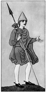 Płaszcz saski, przedstawiający sposób zapinania, 1910 autorstwa Unbekannt