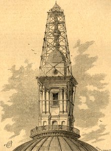 Rusztowanie i Obserwatorium na St. Pauls w 1848, 1897. autorstwa Unbekannt