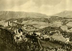 Schneeberg i pasmo górskie Rax, Semmering, Dolna Austria, ok. 1935. autorstwa Unbekannt