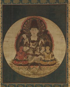 Tajna piątka Bodhisattwów Gohimitsu Bosatsu, 1200s. autorstwa Unbekannt