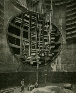 Szyb prowadzący do wejścia do tunelu Blackwall, 1901. autorstwa Unbekannt