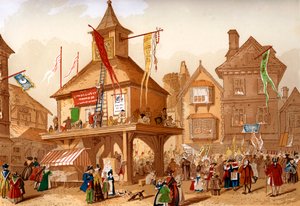 Jubileusz Szekspira w Stratford upon Avon, ok. 1850 r. autorstwa Unbekannt